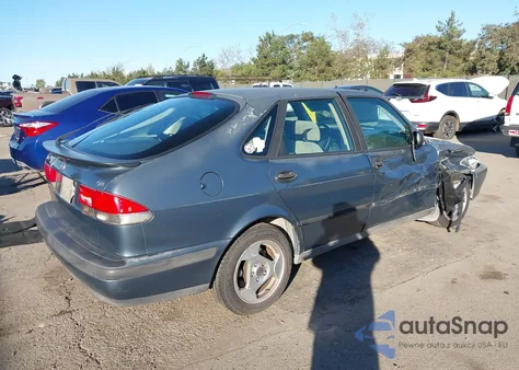 1999 Saab 9-3 from USA, damaged, VIN YS3DD55N2X2074082